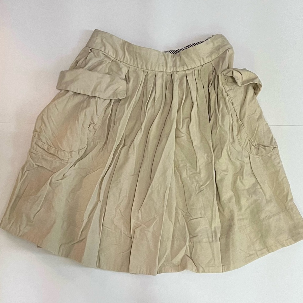Maeve Cream Corduroy Skirt